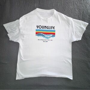 White Younglife Graphic T-Shirt